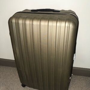 Gold Hard Shell Suitcase